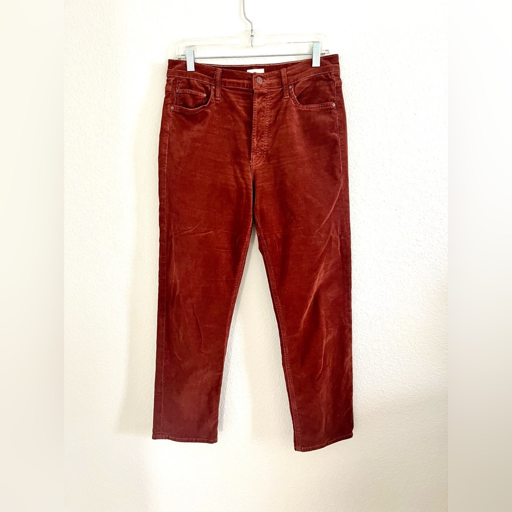 MOTHER Women's The Tomcat Ankle Hopscotch Corduroy Pants - Picture 3 of 7
